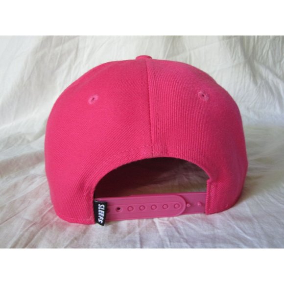 NEW Bright Pink camo Cancer Awareness Ribbon Sleefs Embroidered Snapback Hat Cap - Picture 2 of 5